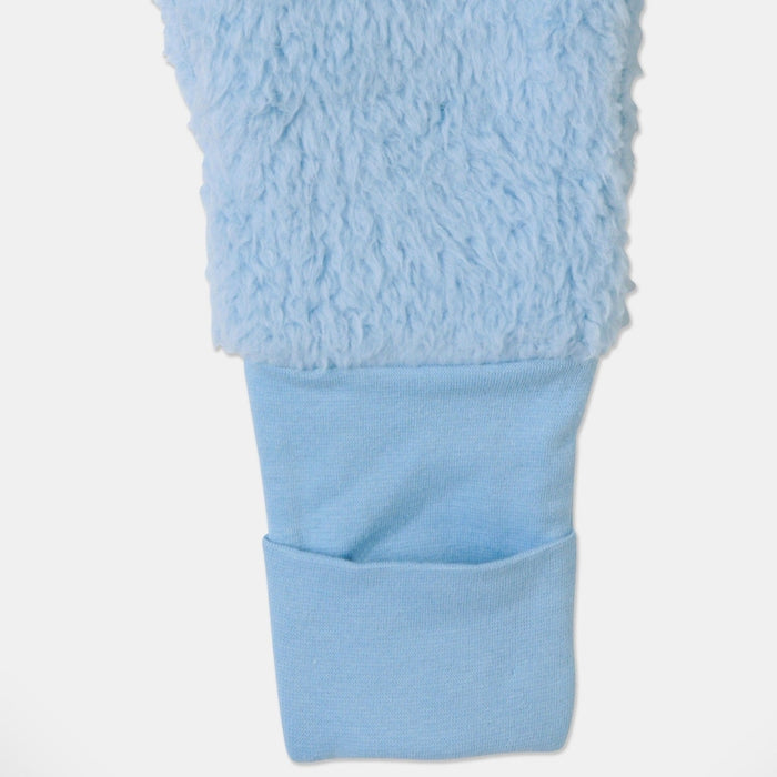 Snugtime Lined Coral Fleece Blanket Sleeper 2 - Blue 2.2 Tog