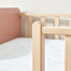 Boori Natty Bedside Bed and Mattress Package Cherry and Almond