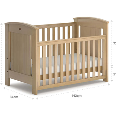 Boori Casa Cot Bed Almond Bonus Toddler Guard Panel