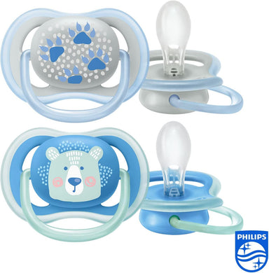 Philips Avent Ultra Air Soother 6-18 months 2-pack Bear/Whale