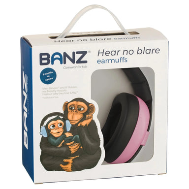 Baby Banz Mini Baby Ear Muffs Up to 3 years Petal Pink