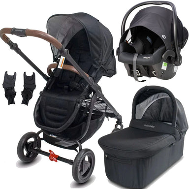 Valco Baby Trend Ultra & Bassinet (Ash Black) Mico Plus Isofix Capsule Travel System