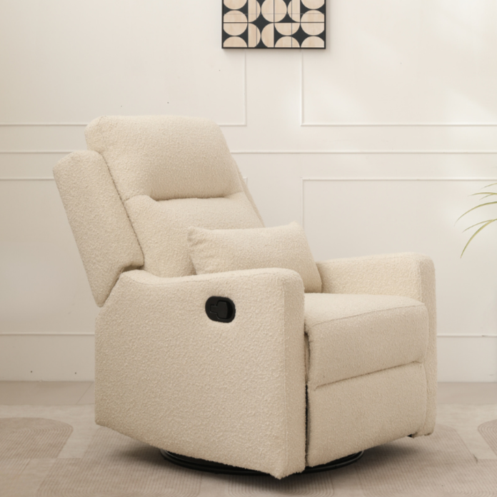 Cocoon Rio Glider Chair Sandstone Boucle