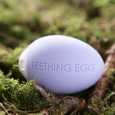 B4K Teething Egg & Bonus Clip Lavender