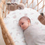 Living Textiles 2-pack Jersey Bassinet Fitted Sheet Sloth/Rainbow