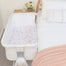 Living Textiles 2-pack Cradle/Co Sleeper/Bedside Fitted Sheets Butterfly/Blush Gingham