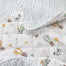 Living Textiles Reversable Jersey Cot Comforter- Up Up & Away/Stripes