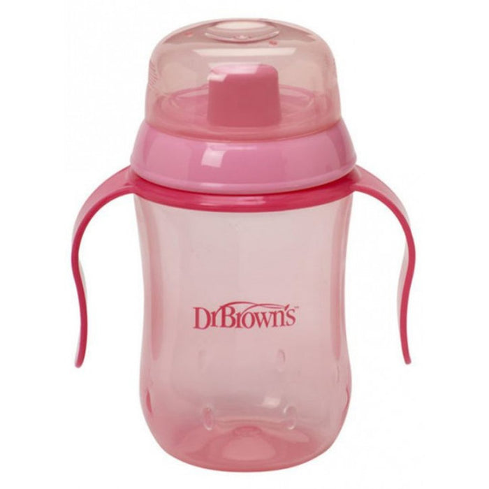 Dr Browns 270ml Hardspout Training Cup Pink