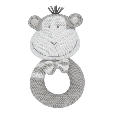 Living Textiles Knitted Rattle Max The Monkey