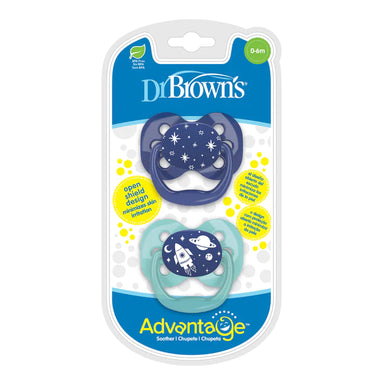 Dr Browns Advantage Soother 0-6 Months Blue