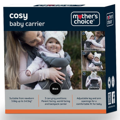 Mothers Choice Cosy Carrier Black