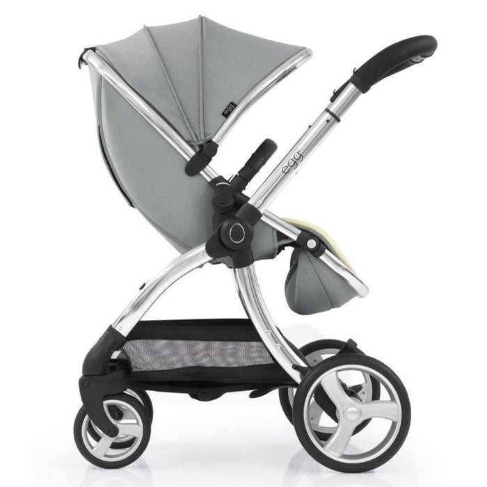 Egg 2 Stroller With Tandem 2nd Seat + Tandem Adapter + Height Increaser (Monument Grey)