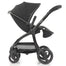 Egg 2 Stroller With Tandem 2nd Seat + Tandem Adapter + Height Increaser (Just Black)
