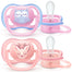 Philips Avent Ultra Air Soother 0-6 months 2-pack Elephant/Owl