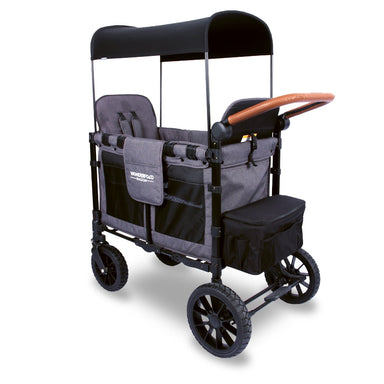 Wonderfold W2 Luxe Double Pram Wagon Charcoal Grey - Special Order